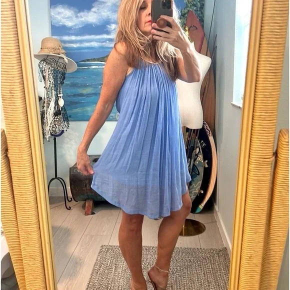 ⭐️Sand & Spirit Periwinkle Braided
Metallic Sundress, Excellent Condition,Size M - Picture 10 of 16